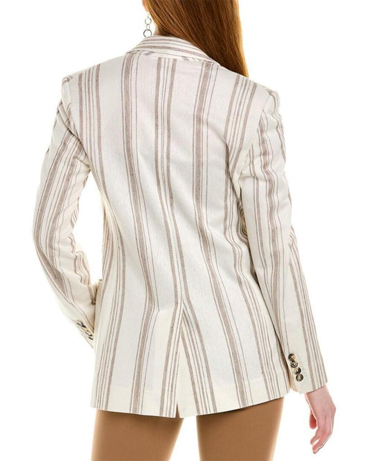 Max Mara Alloro Linen-Blend Jacket