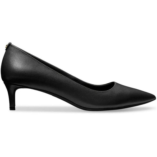 Womens Leather Slip On Pumps