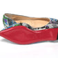 Christian Louboutin Multicolor Silver Flat Point Toe Shoe