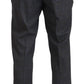 BENCIVENGA Elegant Checkered Wool Dress Pants for Men