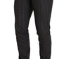 BENCIVENGA Elegant Striped Dress Pants for Men