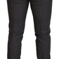 BENCIVENGA Elegant Striped Dress Pants for Men