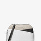 Jet Set Travel Color-Block Signature Logo Crossbody Bag