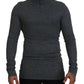 Dolce & Gabbana Elegant Dark Gray Pullover Sweater