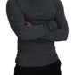 Dolce & Gabbana Elegant Dark Gray Pullover Sweater