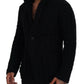 Dolce & Gabbana Elegant Black Wool-Cashmere Blend Cardigan