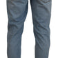 Dolce & Gabbana Elegant Slim Fit Light Blue Denim Pants