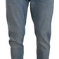 Dolce & Gabbana Elegant Slim Fit Light Blue Denim Pants