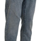 Dolce & Gabbana Elegant Slim-Fit Light Blue Denim Pants