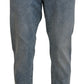 Dolce & Gabbana Elegant Slim-Fit Light Blue Denim Pants