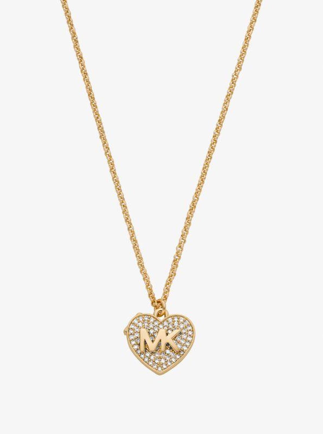 Pavé Heart Locket Necklace