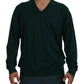 Dolce & Gabbana Elegant Green V-Neck Cashmere Sweater