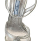 Prada Elegant Silver Stiletto Heels Sandals