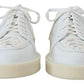 Dolce & Gabbana Elegant White Low Top Oxford Sneakers