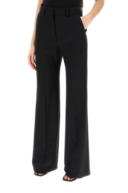 Sportmax Oxalis Flared Pants In Light Wool