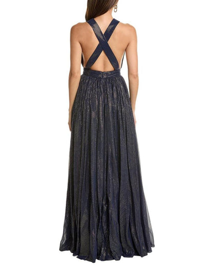 Michael Kors Collection Hutton Silk-Blend Gown