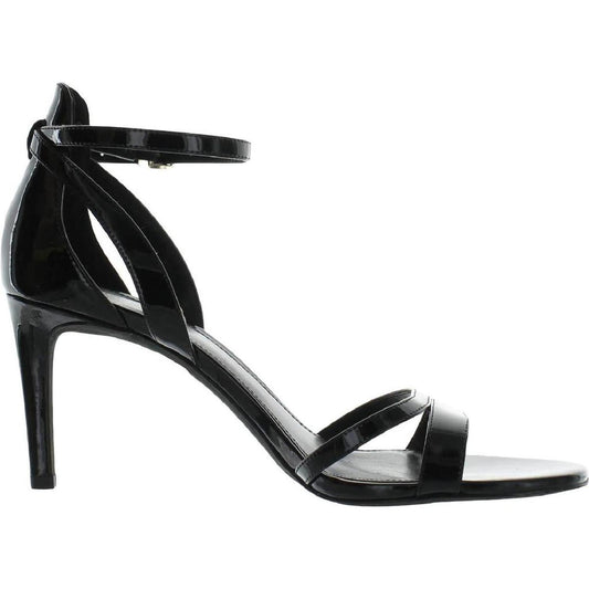 Kimberly Sandal Womens Patent Leather Cut out Ankle Strap