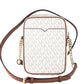 Jet Set Medium ivory PVC North South Chain Crossbody Women's Handbag