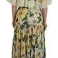 Dolce & Gabbana Elegant Silk Floral Maxi Dress