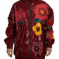 Dolce & Gabbana Maroon Floral Luxe Jacket