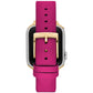 Women's Fuchsia Leather Strap for Apple Watch, 38, 40, 41mm and 42, 44, 45, 49mm