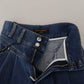 Dolce & Gabbana Elegant High Waist Blue Jeans