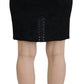 Dolce & Gabbana Elegant Black High-Waist Silk-Lined Skirt