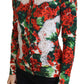 Dolce & Gabbana Elegant Floral Crewneck Cardigan