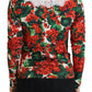 Dolce & Gabbana Elegant Floral Crewneck Cardigan