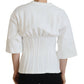 Dolce & Gabbana Elegant Corset Top T-Shirt Blouse