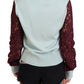 Dolce & Gabbana Elegant Multicolor Lace Silk Blend Sweater