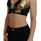 Dolce & Gabbana Elegant Cropped Top with Front Zipper