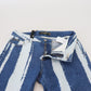 Dolce & Gabbana Sleek Striped Slim Fit Italian Jeans