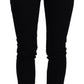 Dolce & Gabbana Chic High Waist Slim Fit Black Jeans