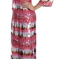 Dolce & Gabbana Opulent Pink Sequined Floor-Length Dress