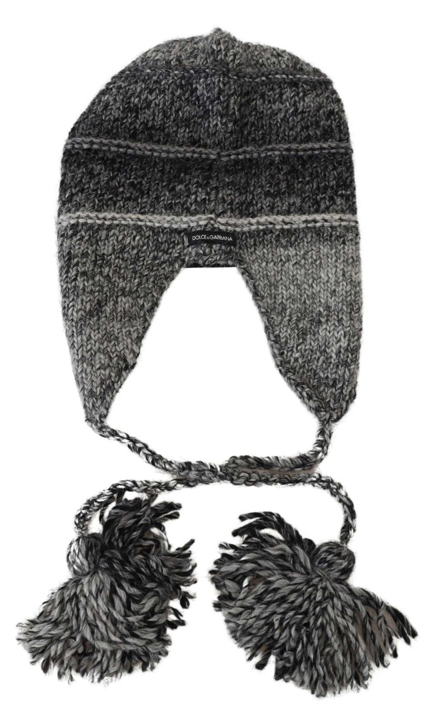 Dolce & Gabbana Elegant Gray Knitted Beanie Hat