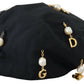 Dolce & Gabbana Elegant Black Cotton Newsboy Hat