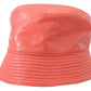 Dolce & Gabbana Elegant Peach Bucket Hat - Summer Chic Essential