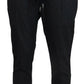 Dolce & Gabbana Elegant Grey Cotton Joggers for Men