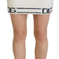 Dolce & Gabbana High Waist Logo Print Mini Skirt