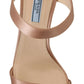 Prada Glimmering Rose Gold Leather Heels