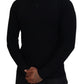 Dolce & Gabbana Elegant Silk Blend Black Pullover Sweater