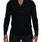 Dolce & Gabbana Elegant Black Cashmere Cardigan Sweater