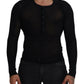 Dolce & Gabbana Elegant Black Cashmere Pullover Sweater