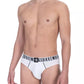 Bikkembergs White Cotton Men Brief