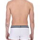 Bikkembergs White Cotton Men Underwear Trunk Pack