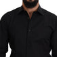 Dolce & Gabbana Elegant Black Formal Long Sleeve Shirt