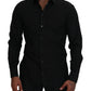 Dolce & Gabbana Elegant Black Formal Cotton Shirt