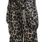 Dolce & Gabbana Multicolor Leopard Print Snow Pants