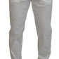 Dolce & Gabbana Elegant White Cotton Chino Pants